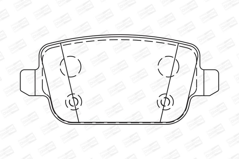 CHAMPION Plaquettes de frein à disque 573263CH