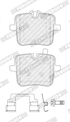 FERODO FDB5302 Brake Pad Set, disc brake