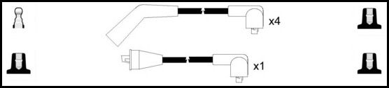 Juego de cables de encendido
