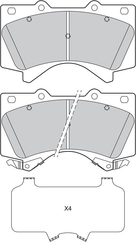 VALEO 601339 Brake Pad Set, disc brake