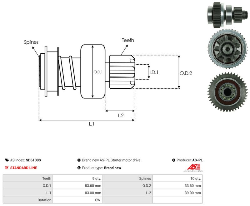 Vabajooks, starter, AS-PL SD6100S