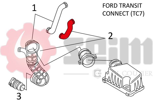 SEIM 981290 Charge Air Hose