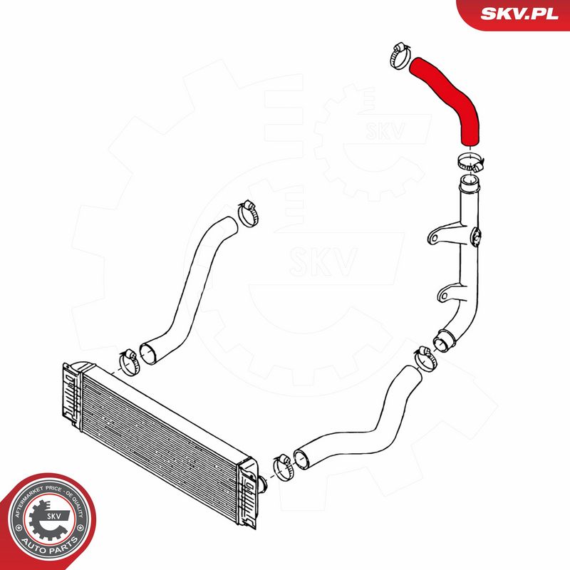 ESEN SKV 24SKV066 Charge Air Hose