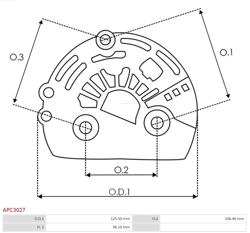 AS-PL APC3027 Protective Cap, alternator