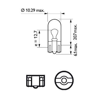 PHILIPS 13961B2 Bulb, direction indicator