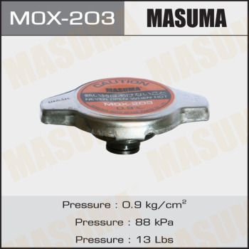 Крышка радиатора Lexus/ Mitsubishi/ Toyota 0.9 bar (MOX-203) MASUMA