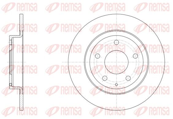 Гальмівний диск, Remsa 61519.00