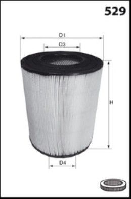 MISFAT Filtre à air R508