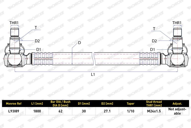 Táhlo řízení L93I89