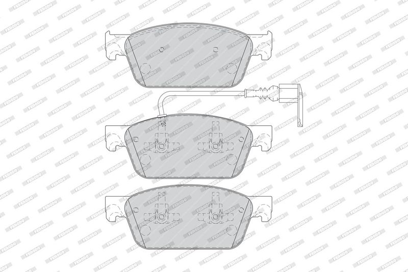 FERODO FVR4302 Brake Pad Set, disc brake
