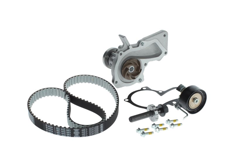 Veepump + hammasrihmakomplekt, BOSCH 1 987 945 317