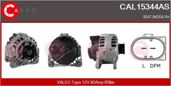 Генератор, Casco CAL15344AS