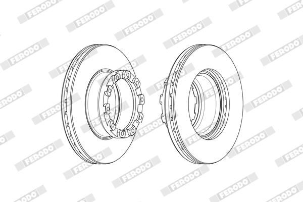 Brzdový kotouč FCR358A