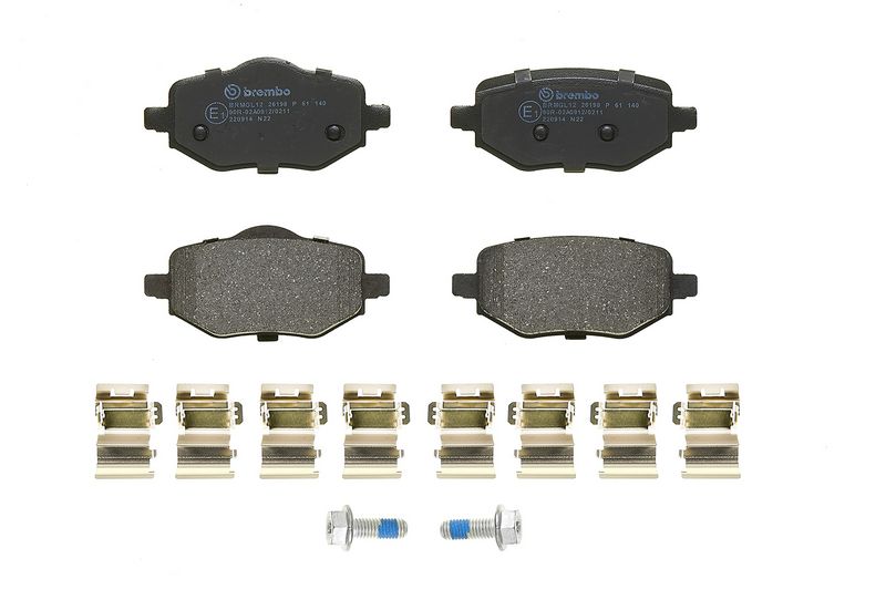 BREMBO P 61 140 Brake Pad Set, disc brake