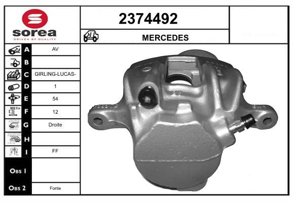 EAI féknyereg 2374492