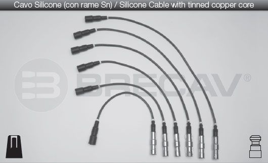 BRECAV 02.519 - Ignition Cable Kit