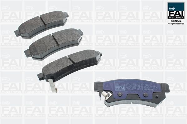 FAI AutoParts Stabdžių trinkelių rinkinys, diskinis stabdys