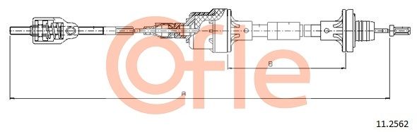 Тросовий привод, привод зчеплення, Cofle 92112562