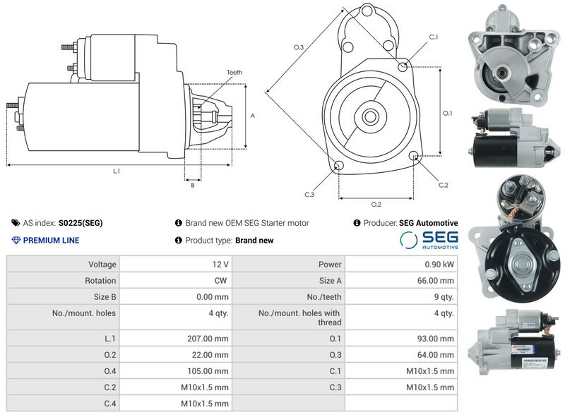 AS-PL S0225(SEG) Starter