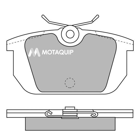 MOTAQUIP fékbetétkészlet, tárcsafék LVXL464