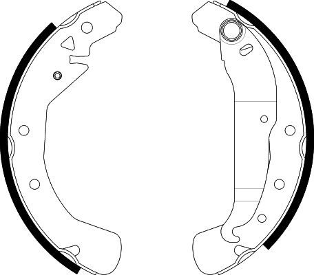 HELLA fékpofakészlet 8DB 355 002-631