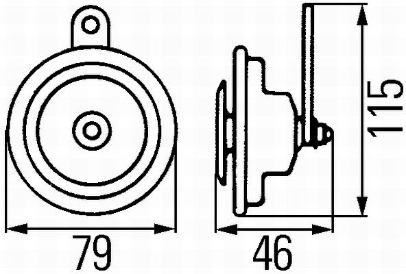 Klakson 3AL 007 425-791