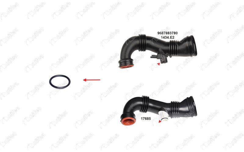 TURBO BORUSU CONTASI BERLINGO - C2 - C3 - C4 - C5 - JUMPY - XSARA - SCUDO - P1007 - P206 - P207 - P3008 - P307 - P308 - P407 - P5008 - EXPERT - PARTNER