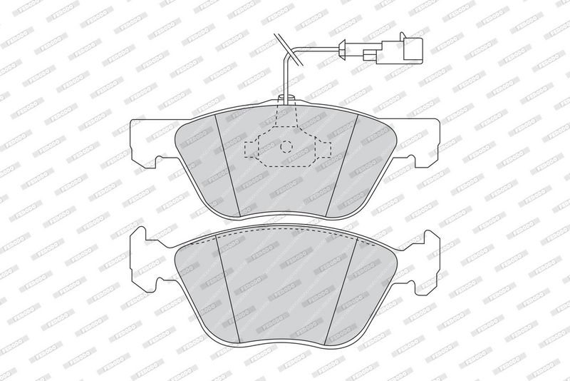 FERODO Plaquettes de frein à disque FDB1052