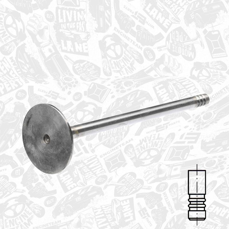 Product Image - Uitlaatklep - VE0033 - ET ENGINETEAM