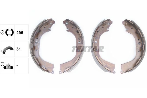 TEXTAR 91056200 Brake Shoe Set