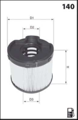MISFAT Filtre à carburant F691