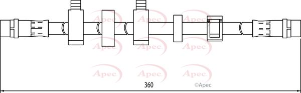 APEC Brake Hose HOS4099
