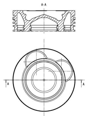 Product Image - Zuiger - 061PI00141000 - MAHLE