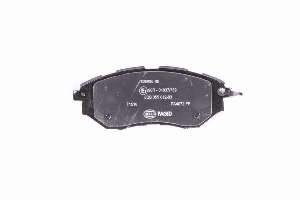 HELLA 8DB 355 012-031 Brake Pad Set, disc brake