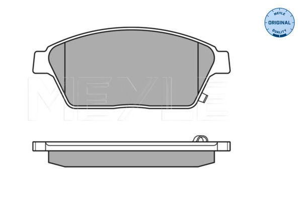 MEYLE 025 250 3418/W Brake Pad Set, disc brake