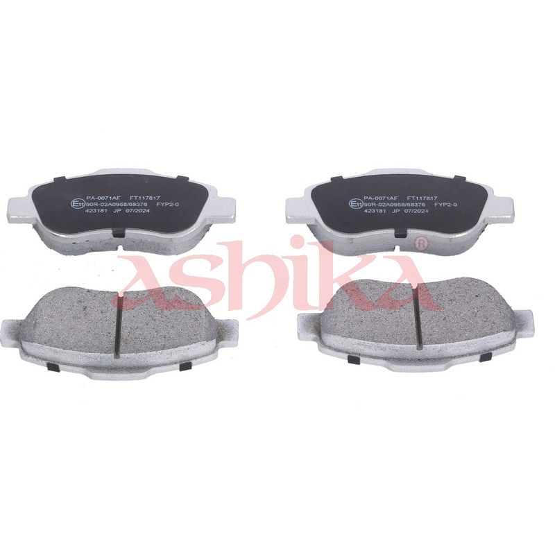 ASHIKA 50-00-0071 - Brake Pad Set, disc brake