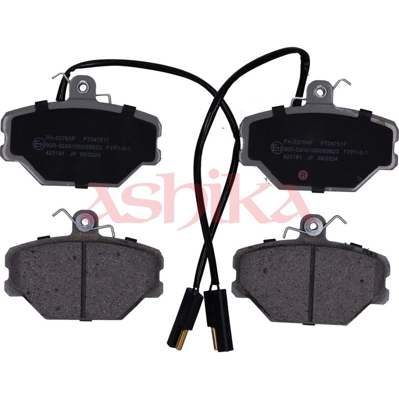 ASHIKA 50-00-0376 - Brake Pad Set, disc brake
