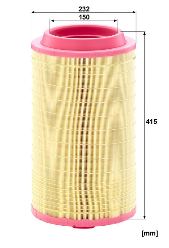 Õhufilter, MANN-FILTER C 24 745, 6