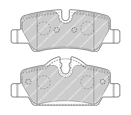 Дискові гальмівні колодки FERODO FDB4946