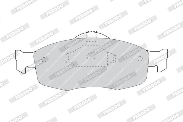 Plaquettes+de+frein+à+disque FERODO FDB884