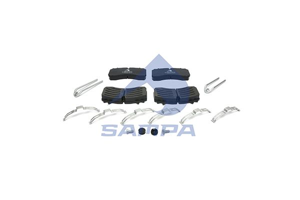 Sada brzdových destiček, kotoučová brzda 096.615