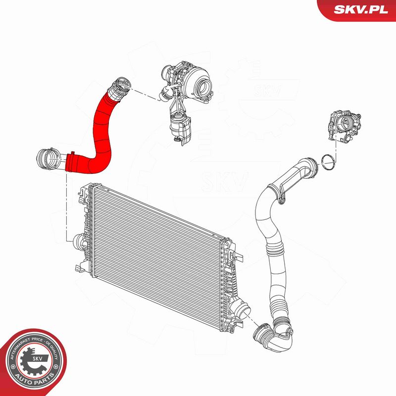Laadimisõhu voolik, ESEN SKV 43SKV373