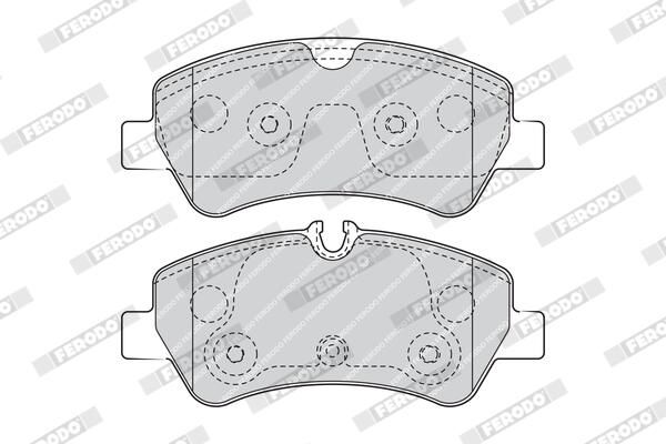 FERODO Plaquettes de frein à disque FVR4398
