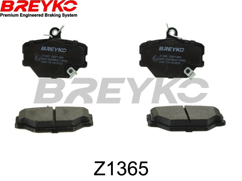 DAVID VASCO Z1365 Brake Pad Set, disc brake