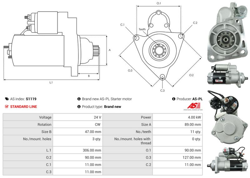 AS-PL S1119 Starter