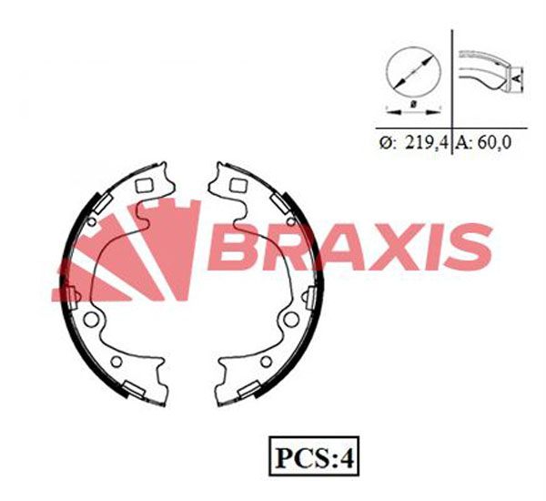 Arka Fren Balatası Pabuc Starex Kamyonet