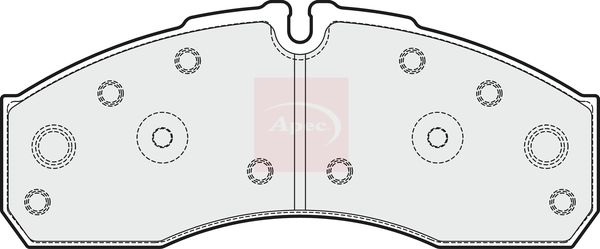 APEC Brake Pad Set, disc brake PAD1921