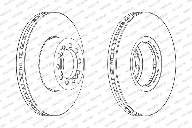 Brzdový kotouč FCR218A