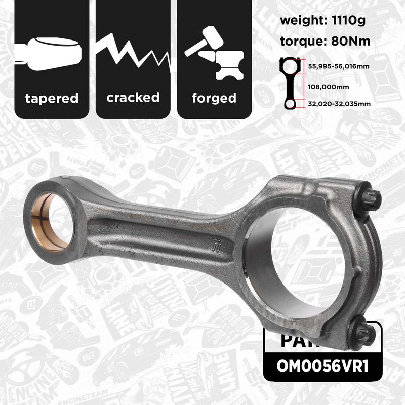 Product Image - Plunjerset - OM0056VR1 - ET ENGINETEAM