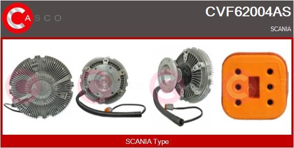 Spojka, větrák chladiče CVF62004AS